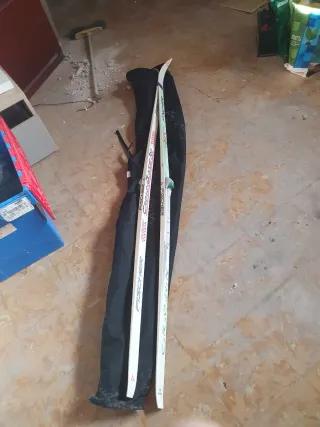 Esquís Fischer con funda