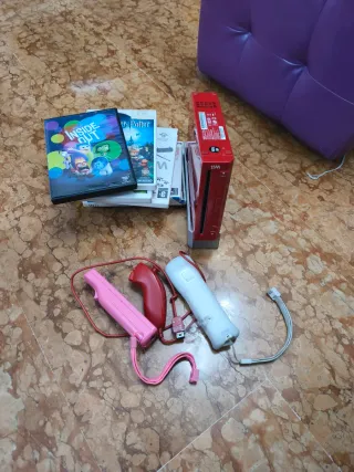 Nintendo Wii Rossa + Giochi e Controller