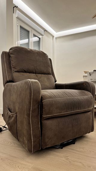 Regalo sillón reclinable marrón