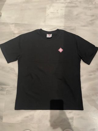 Camiseta Casablanca Negra Logo Diamante