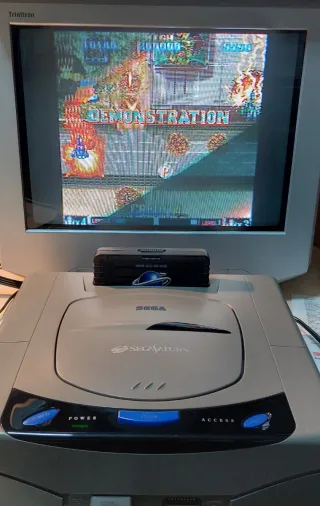 Consola Sega Saturn Gris
