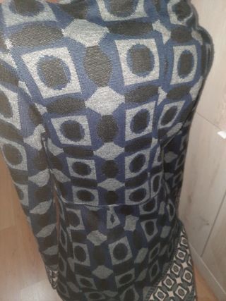 Cardigan donna fantasia geometrica