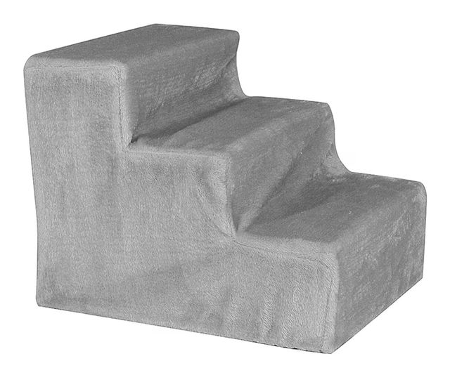 Escalera para mascotas gris