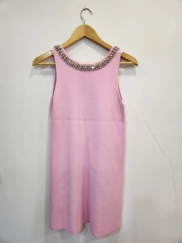 Vestido Zara tirantes pedrería s