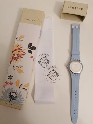 Reloj Panapop Celeste Floral