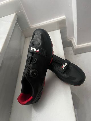 Zapatos Ciclismo MTB Fila Negros  N* 46