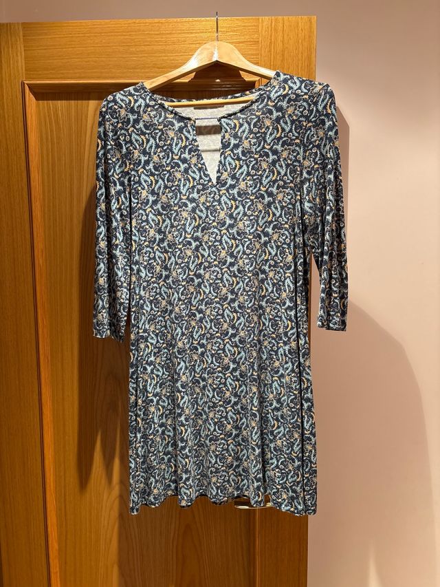 Vestido estampado talla M