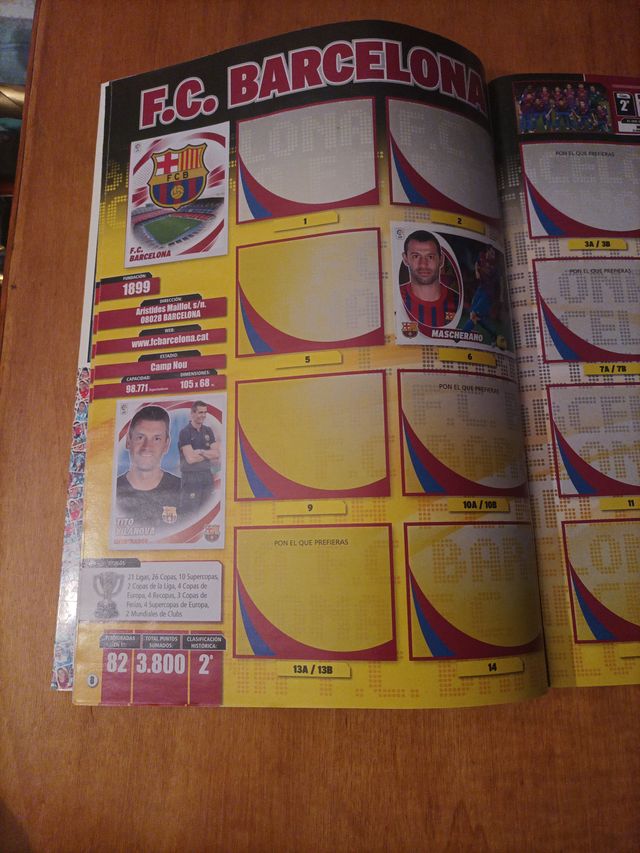 Álbum Liga Este 2012-13 Panini