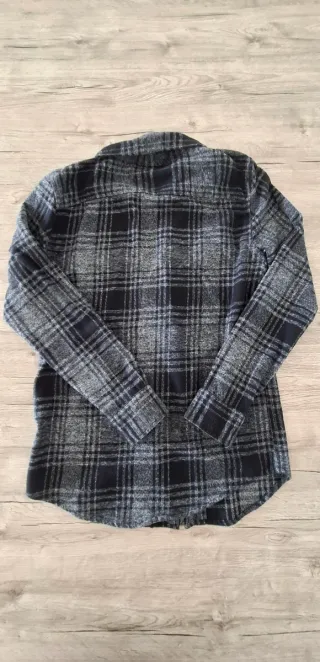 Chaqueta de cuadros con cremallera