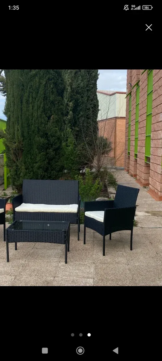 Juego de mesa y sillas de terraza