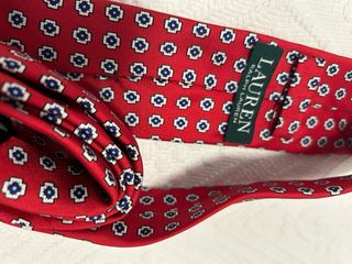 Corbata Ralph Lauren Roja con Diseño