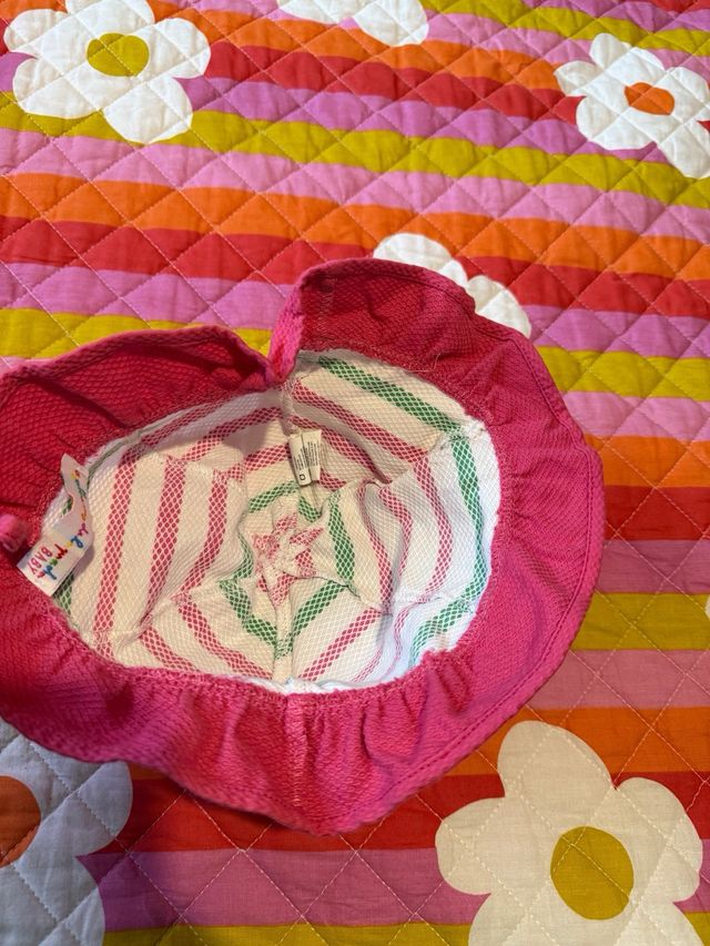 Vestido niña piña y rayas