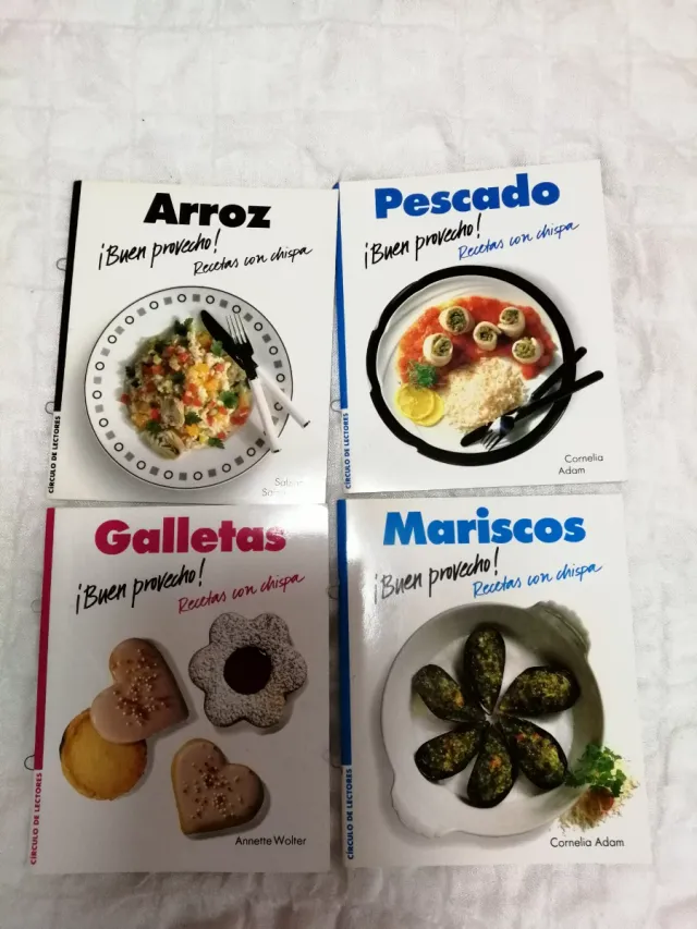 Mariscos, galletas, pescado y arroz