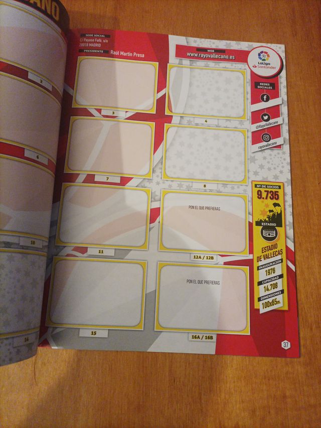 Álbum Liga Este Santander 2018-2019