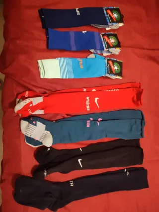 Lote 7 calcetas fútbol niño