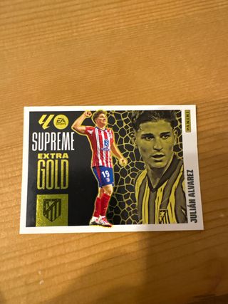 Carta Supreme Extra Gold Julián Álvarez