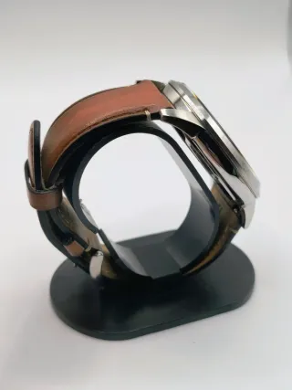 Reloj Fossil Automático Esqueleto Azul Marrón