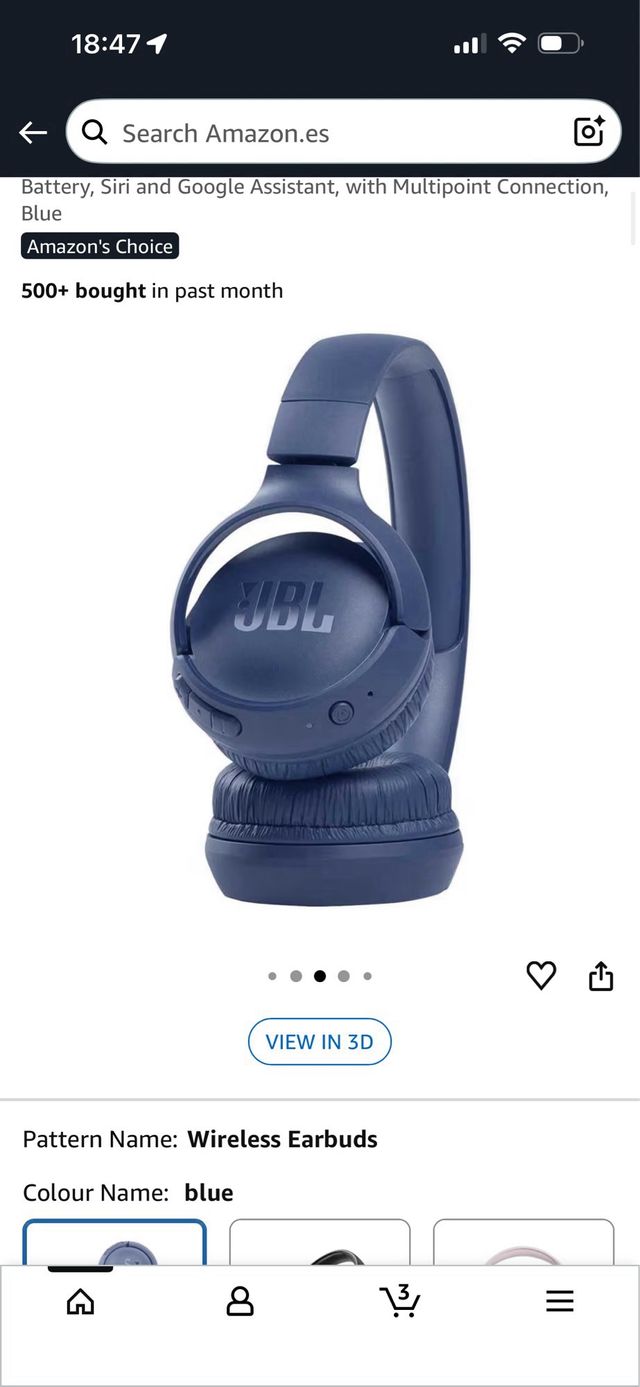 Auriculares JBL Azules