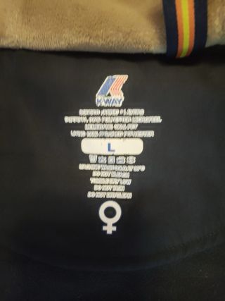 K-Way imbottito donna blu scuro