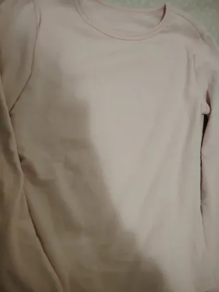 Camiseta manga larga mujer rosa