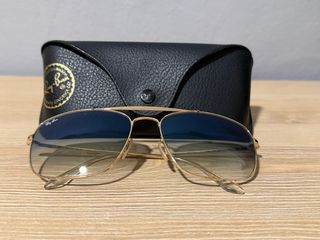 Gafas de sol Ray-Ban Aviator Doradas Azules
