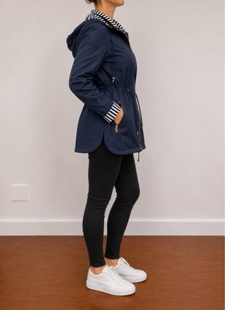 Chaqueta Impermeable azul marina