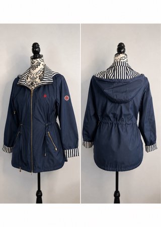 Chaqueta Impermeable azul marina