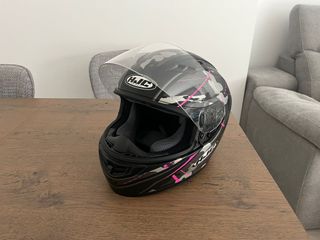 Casco Integral HJC Chica Camuflaje Rosa