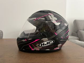 Casco Integral HJC Chica Camuflaje Rosa