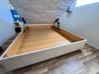 Canapé tela beige 135x190cm