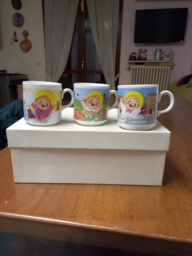 3 Tazze Susanna Invernizzi Serie Completa