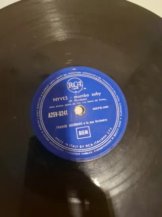 78 giri Mambo Suby - Sophia Loren - F. Giordano
