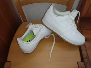 Scarpe ginnastica Nike Air Force 1 donna bianche