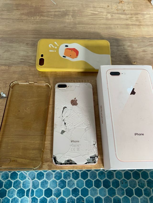 iPhone 8 Plus Rose Gold para piezas