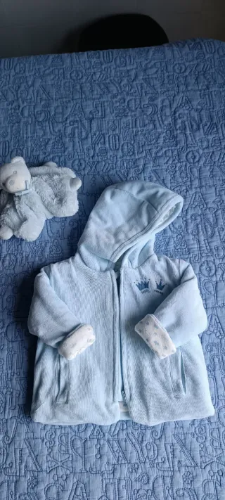 Abrigo/Chaqueta Bebé Niño Azul