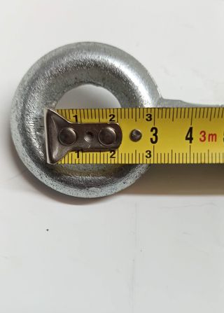 Due Tenditori Tiranti Occhio Gancio Zincato M 16