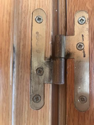 Puerta de roble macizo