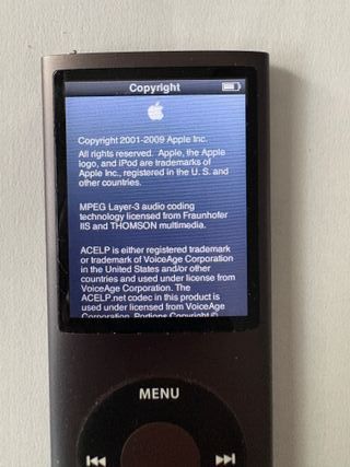 iPod Nano 4ta Gen Marrón