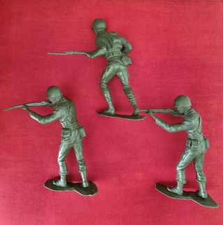 Lotto 3 Soldatini Esercito Americano Vintage