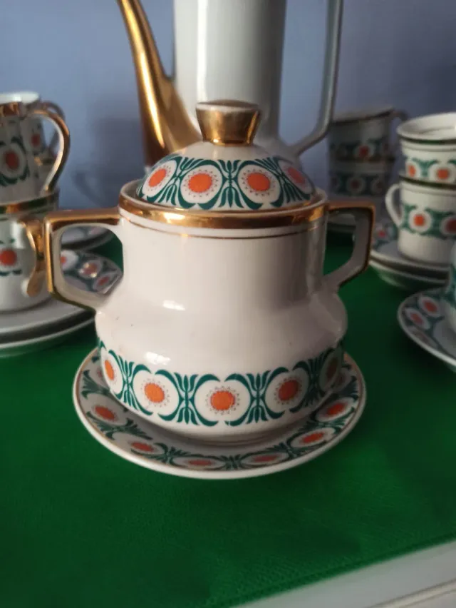 Juego de Café de Porcelana