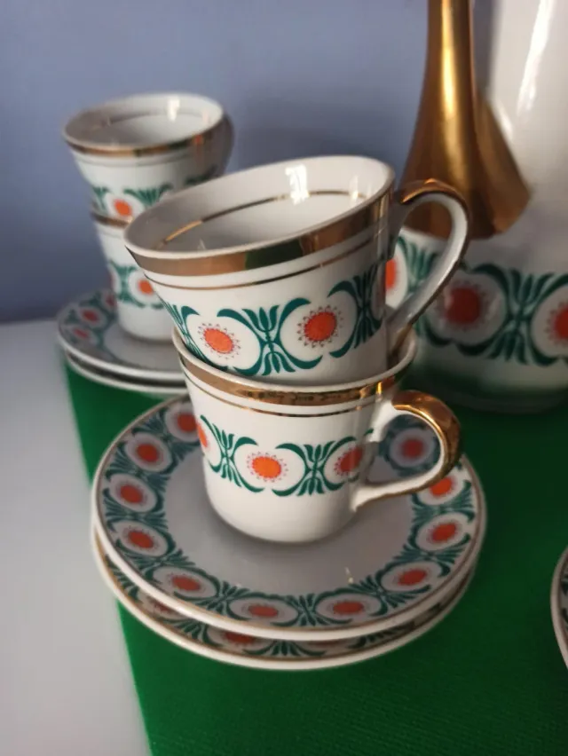 Juego de Café de Porcelana