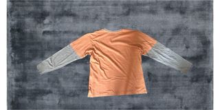 T-Shirt Vintage Asics Lunghe | Colore arancione