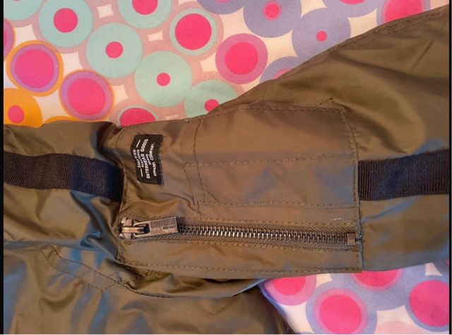 Chaqueta Bomber Zara Niño Verde