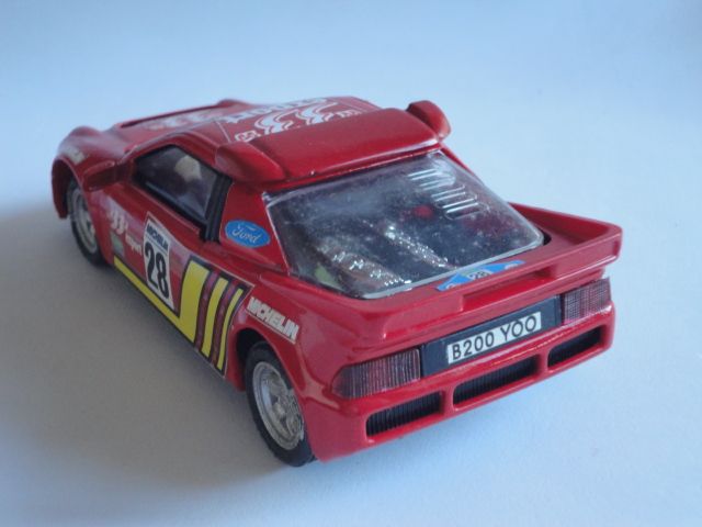 Scalextric Ford RS 200 Altaya Pintado en Rojo