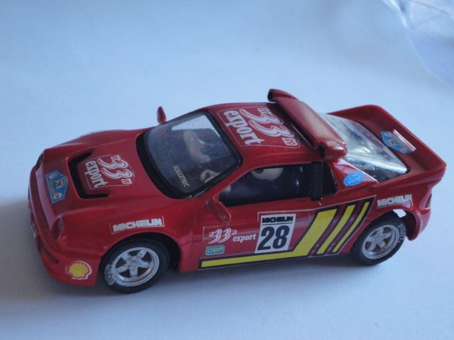 Scalextric Ford RS 200 Altaya Pintado en Rojo