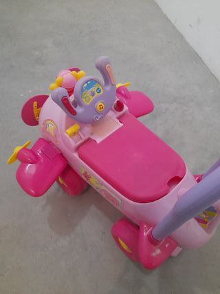 Correpasillos avión rosa