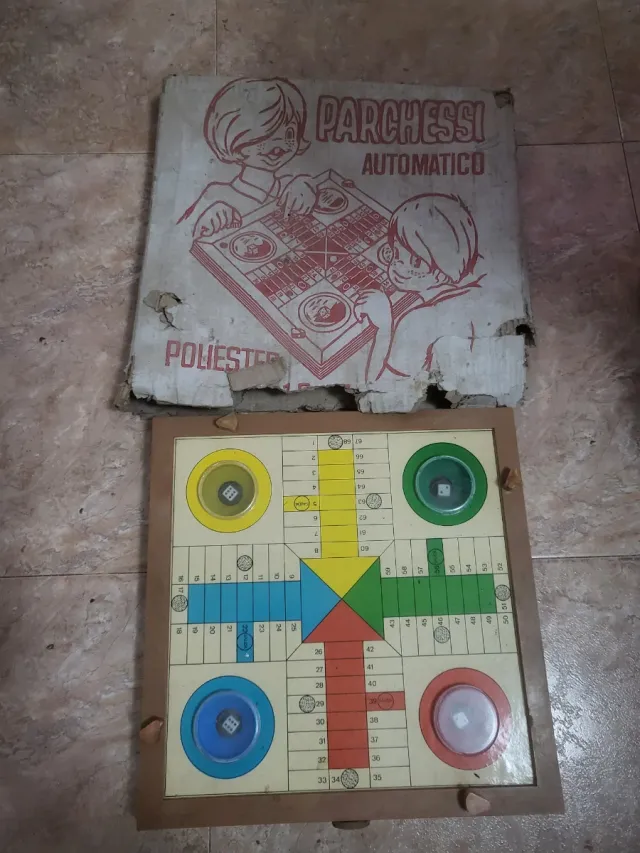 Parchís Automático Poliester Años 80