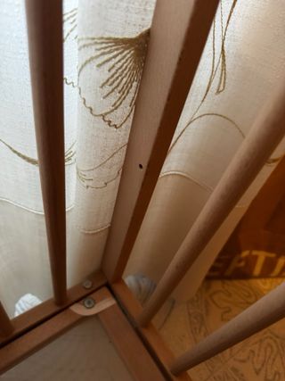 Cuna madera de haya Ikea con colchón