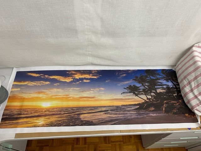 Lámina Decorativa Playa Atardecer