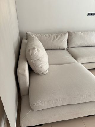 Sofá Kenay Home Beige Tela